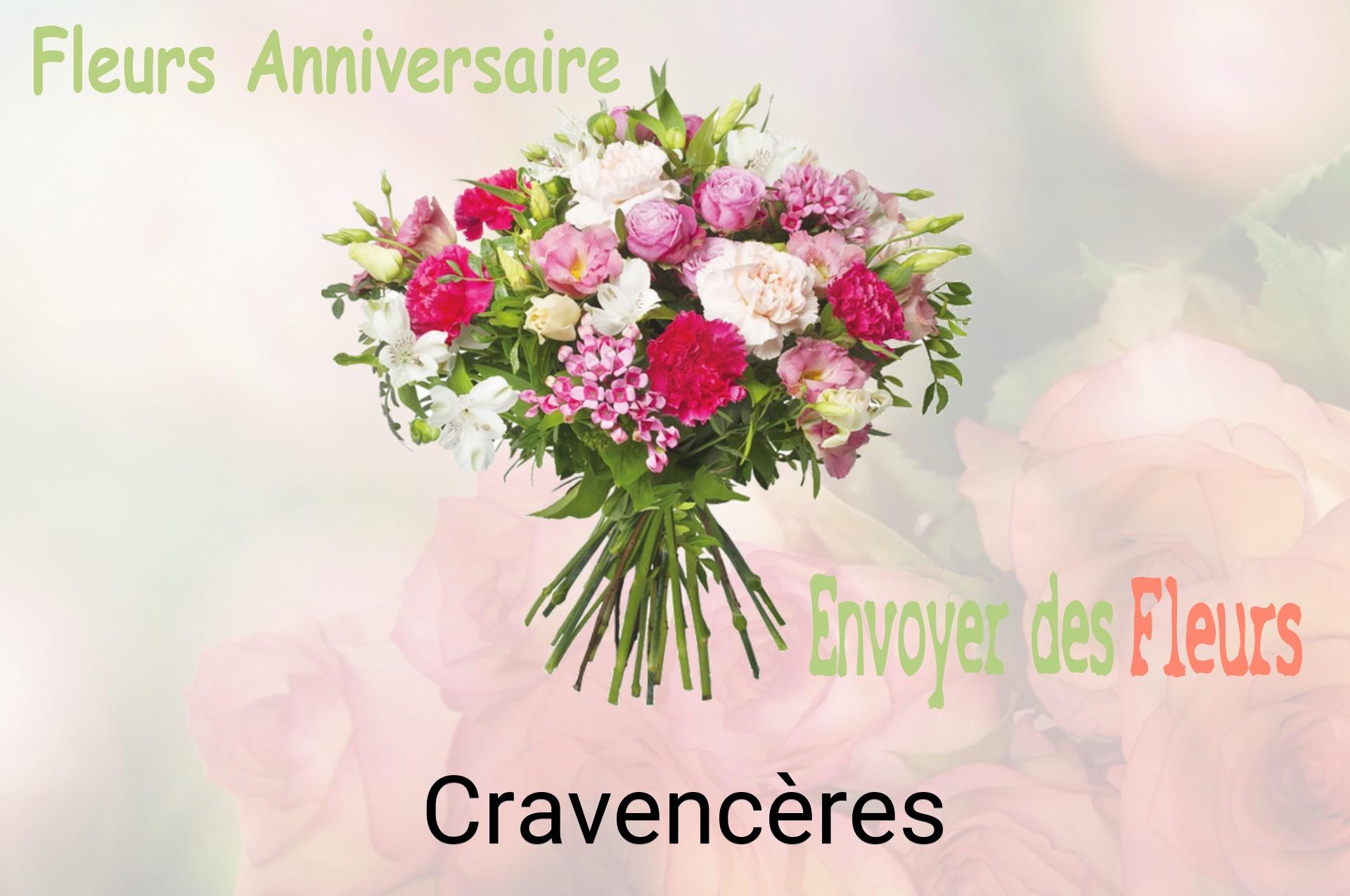 Bouquet de fleurs d’anniversaire livré à Cravencères